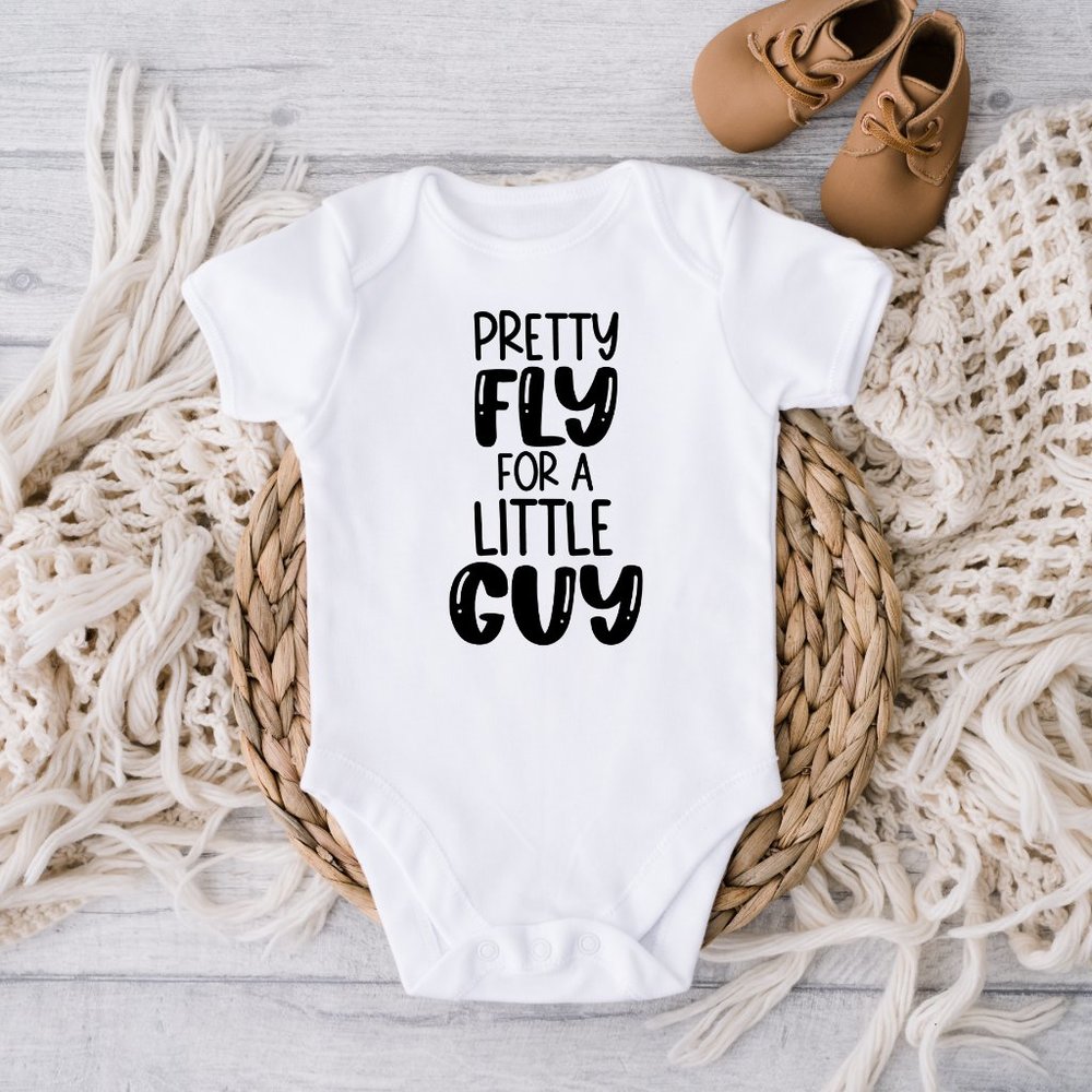Pretty Fly For a Little Guy Baby Onesie